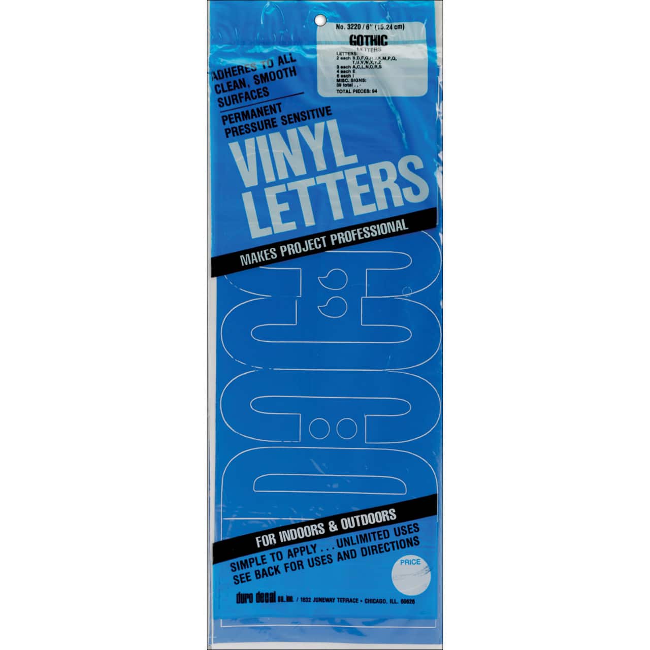 Graphic Products 6" Permanent Adhesive Vinyl Letters Michaels